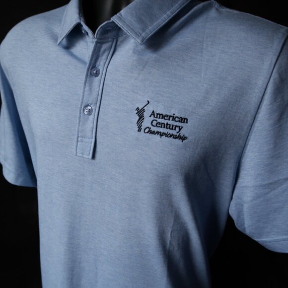 Travis Mathew Lt Blue NBC American Century Polo (L) NEW! ⛳️ - Picture 10 of 12